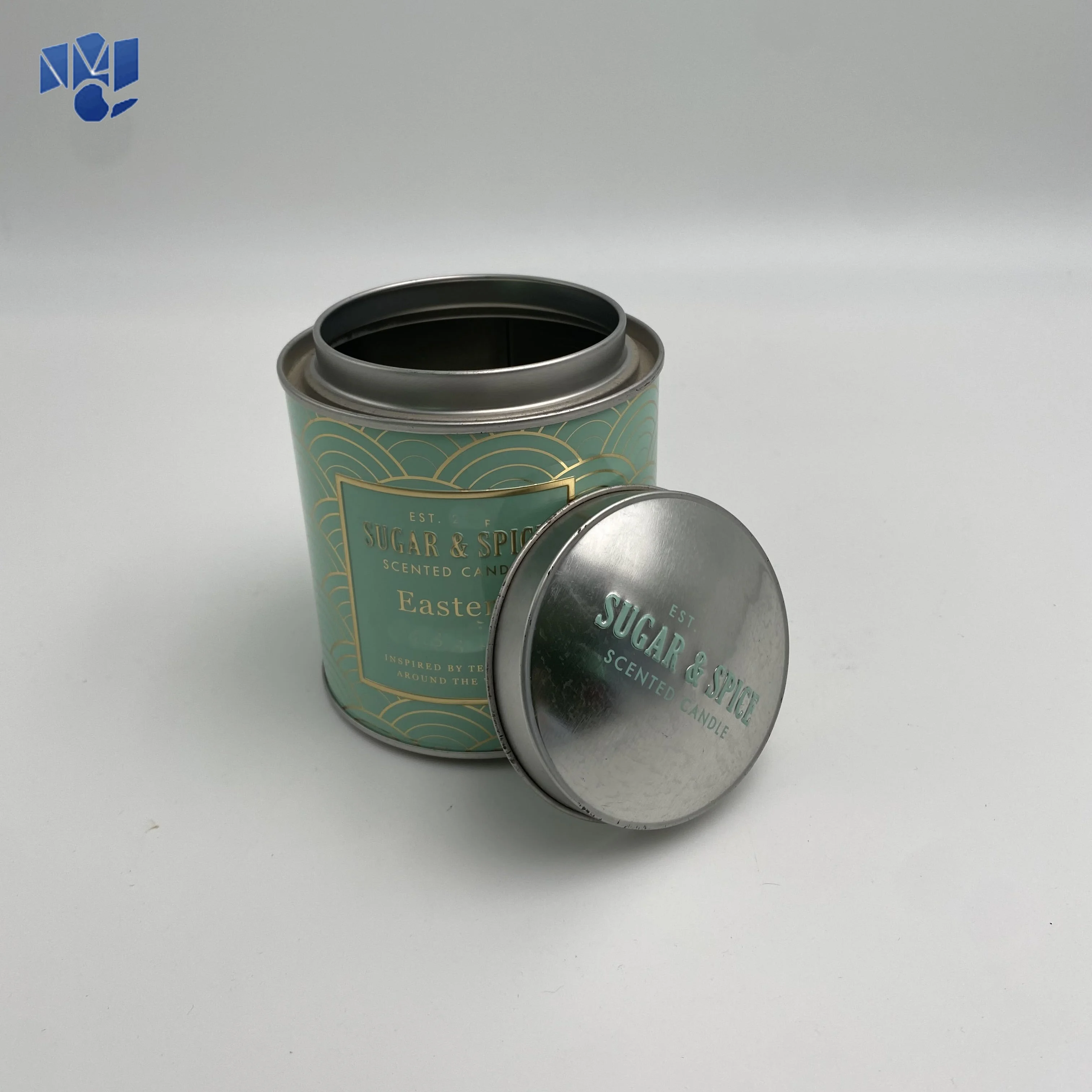 Empty Tea Tin Packaging Gift Box Tin Plate Package For Coffee Container