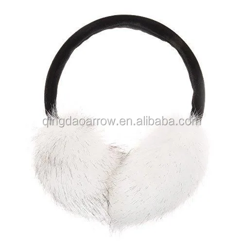 Cheap Wholesale Cute Baby Light Blue Earmuffs Thermal Fur Ear Protector