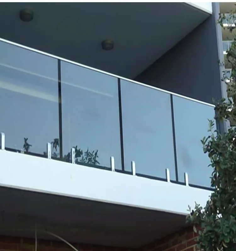 2019 australian standards hot sale Glass 304 316 stainless steel balustrade