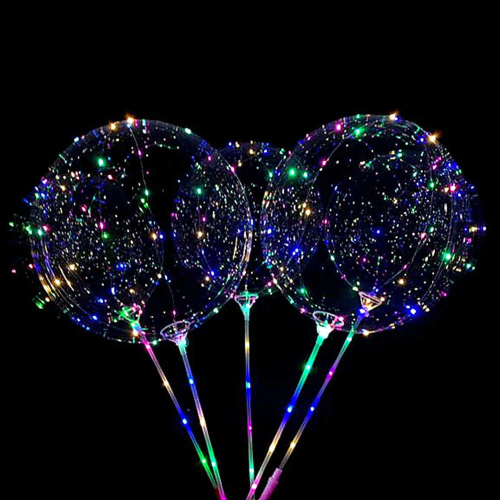 Led Bobo Balloons 20 Inch Flashing Led Light Up Balloon For Birthday