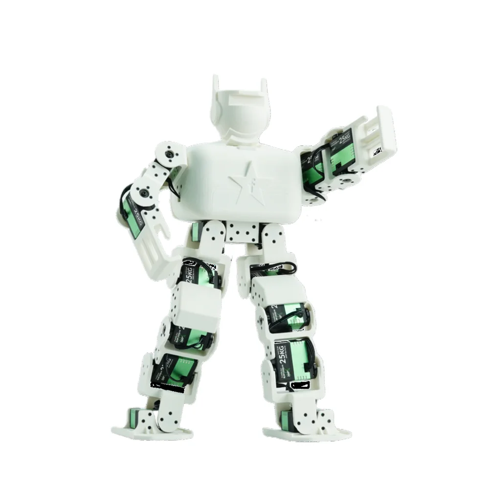 Side-by-side comparison of 1X NEO and wheeled EVE robot