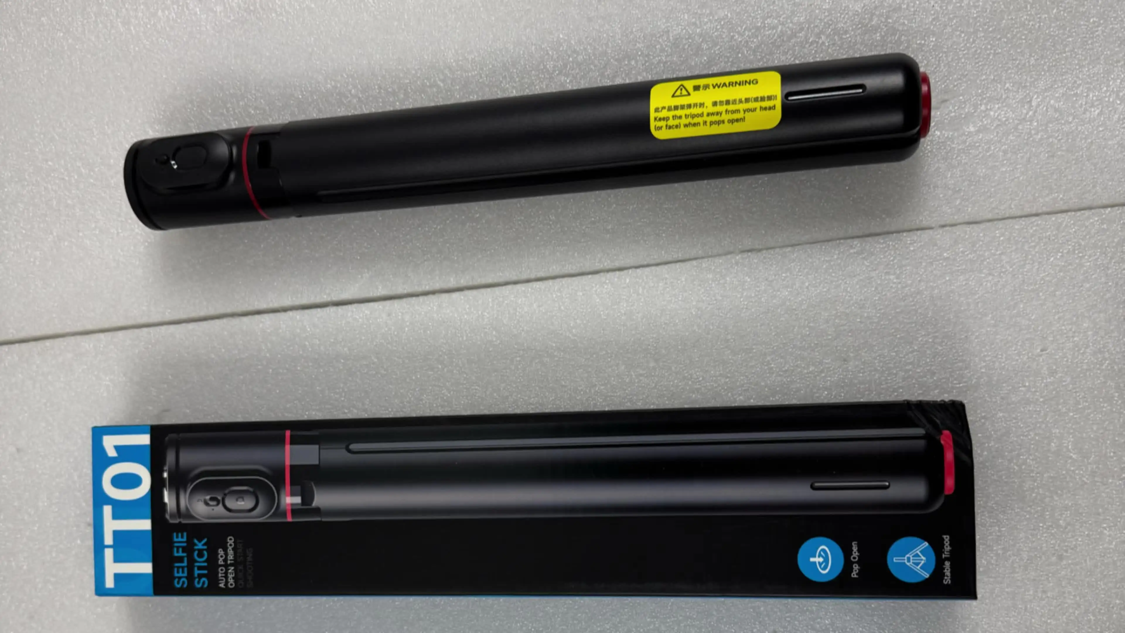 New Tt01 1.77m Aluminium Alloy Auto Open Tripod Selfie Stick