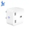 2019 New Home Automation Square Plug 15A Smart Socket with Tuya App Remote Control