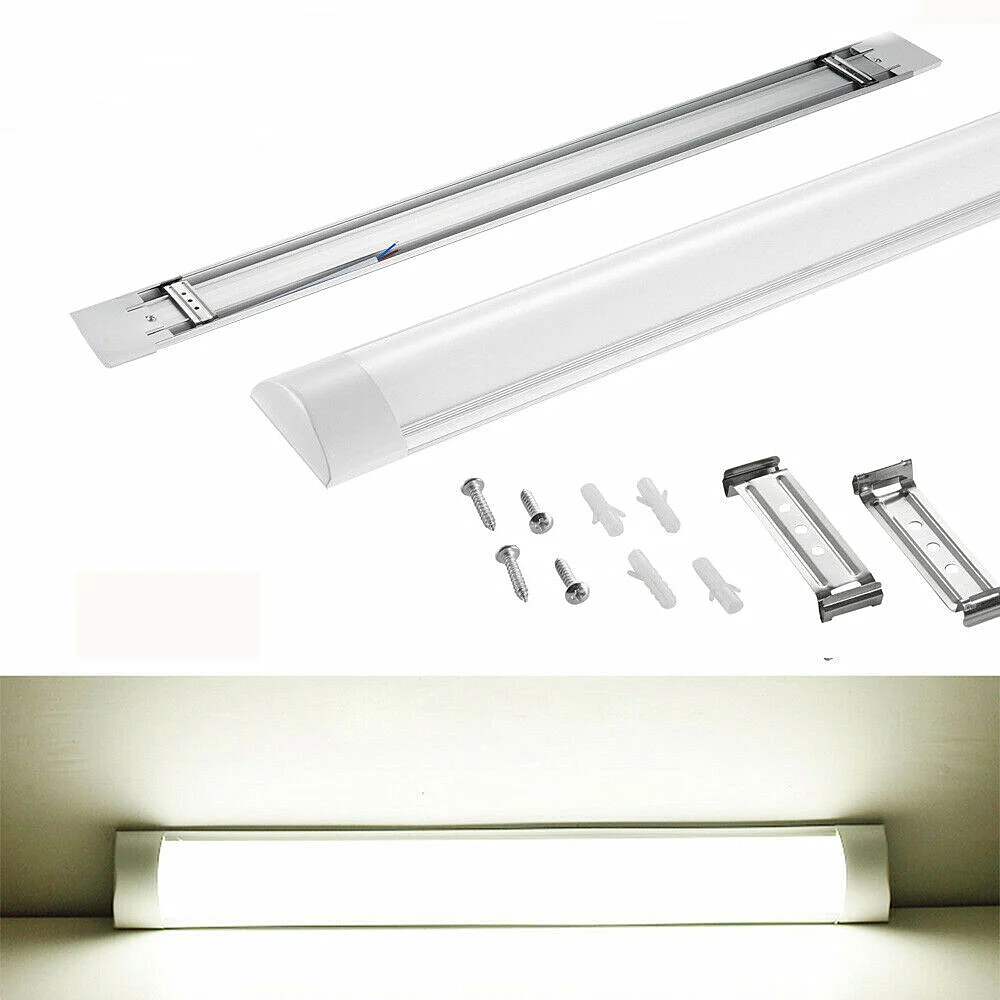 China production linear light 1ft 2ft 3ft 4ft LED linear slat tube surface installation modern fixtures recessed linear led