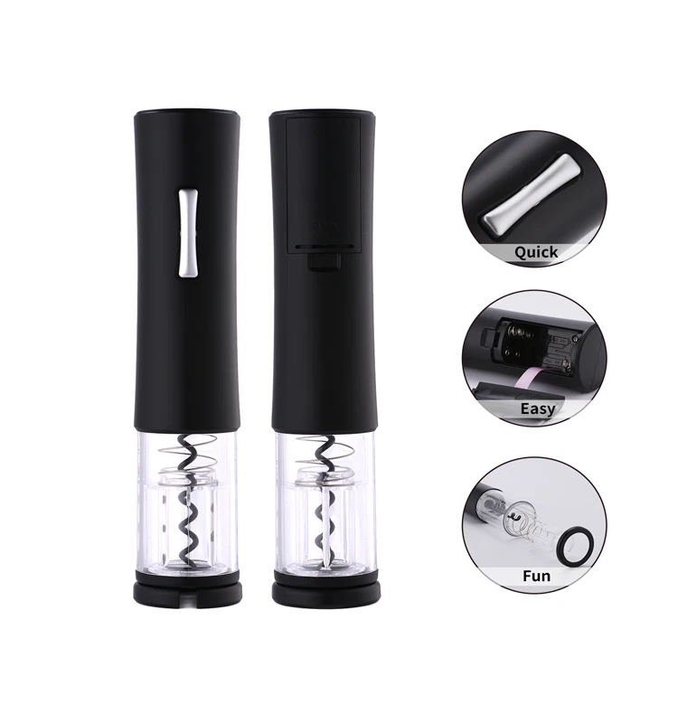 Kitchen Accessories Tools Built In Foil Cutter Wireless Electric Wine Opener