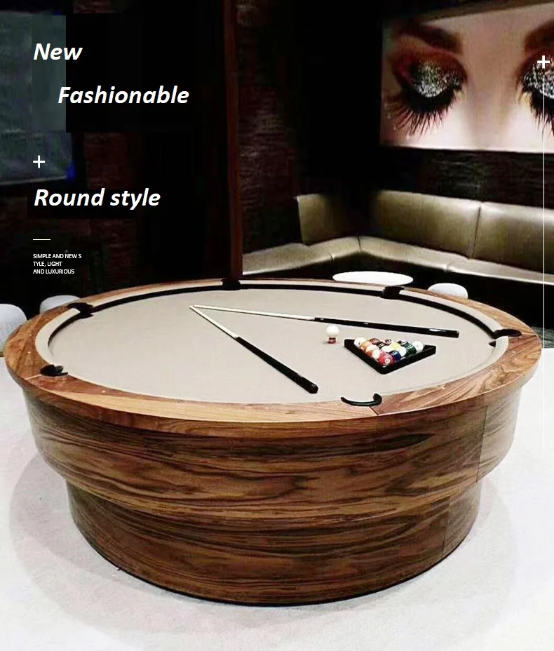 
2019 New Style Fashionable Round Billiard Pool Table for sale 