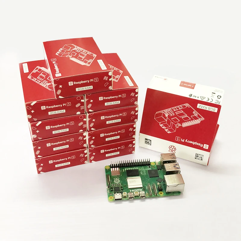ミニPC Raspberry Pi5 4G RAM Raspberry Pi 5 - Mini Single Board Computer with 4GB RAM