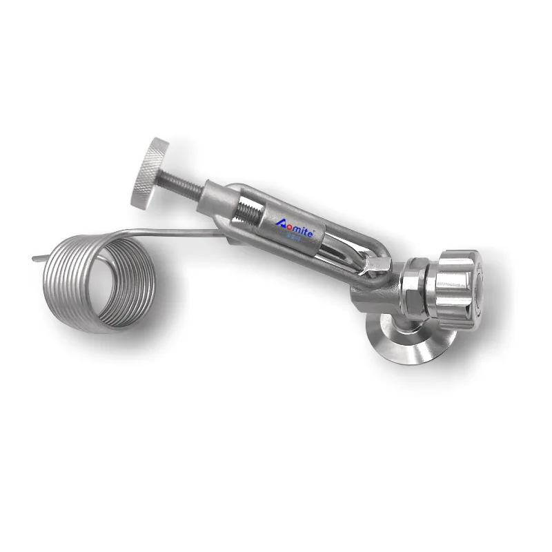 Sanitary stainless steel 304/316L beer brewing equipment SS sample valve with beer defoaming sanitary sampling valve