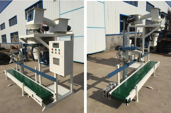 flour packing machine 10kg,20kg,25kg food pellet packing machine