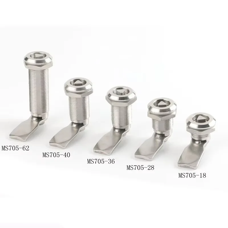 MS705 6000 Series Stainless Steel 304 Toggle Triangle Flat Lock Distribution Box Trash Can Locks supplier