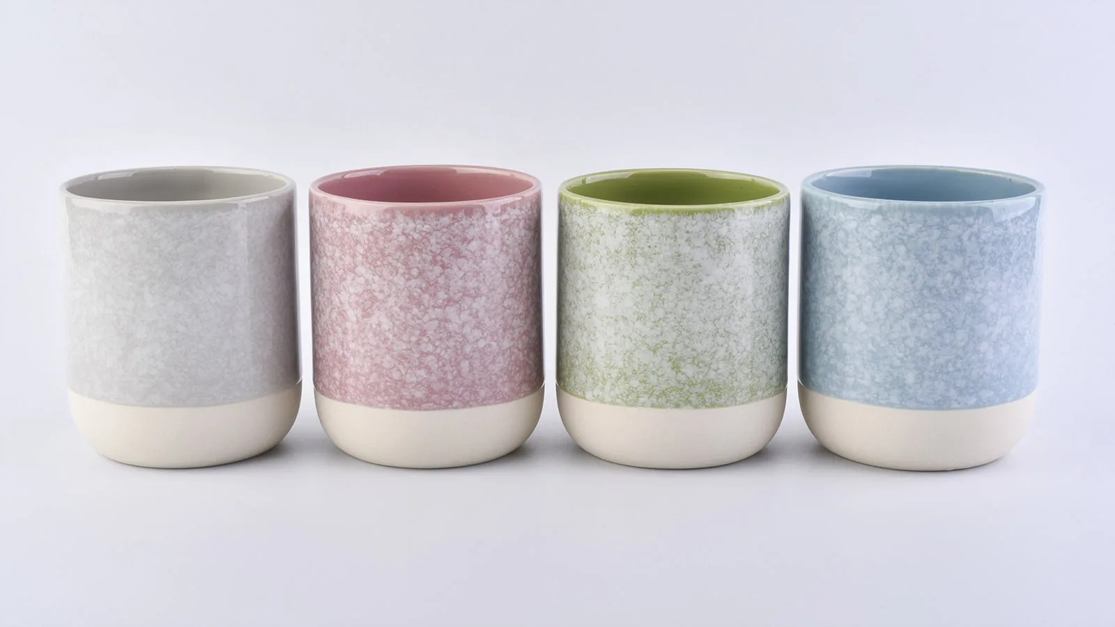 380ml Ceramic Candle Holder With Different Decoration