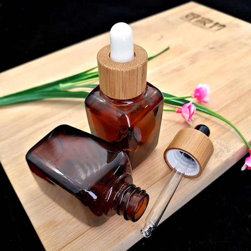 IMG_20190907_115119.jpg  30ml amber square dropper bottle Eco-friendly bamboo cap Cosmetic essential oil aromatherapy Container packaging Hc0da2a90b7dc49d1a5fa2604b82982b97