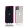 2019 clear PC and TPU phone case transparent phone case customized color hard PC TPU phone case for iphone11