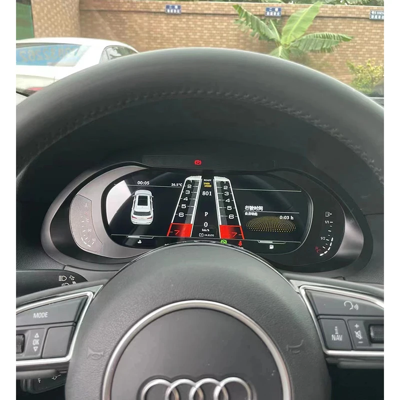 Car Digital Dashboard Panel Virtual Instrument Cluster Cockpit For Audi