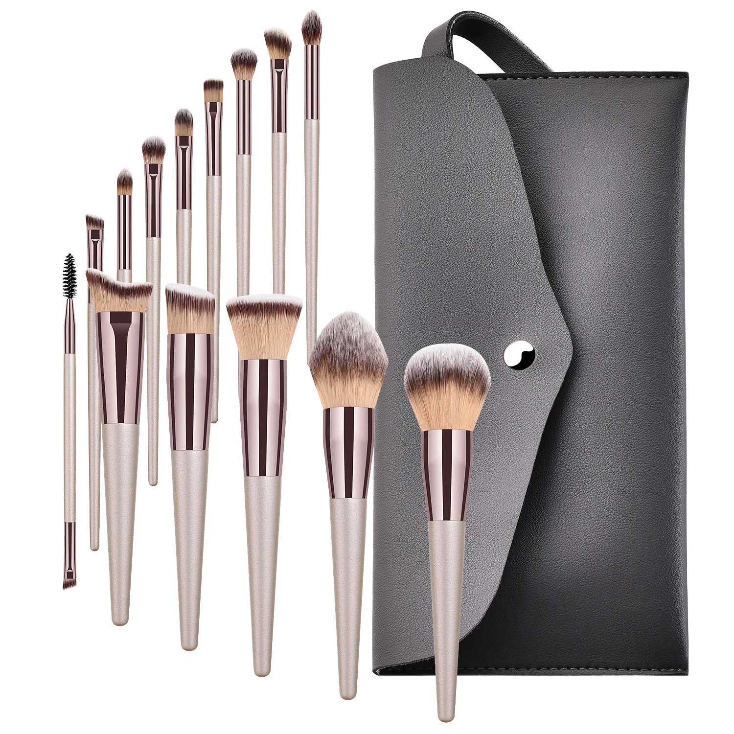  Single Makeup Kit In Eyebrow Itembeauty Makeup Wooden Handle Double ...