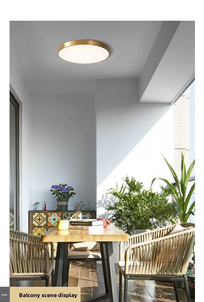 Modern Surface Mounted Bedroom Living Room Home Lighting Round Nordic Ceiling Light Led Lamp details