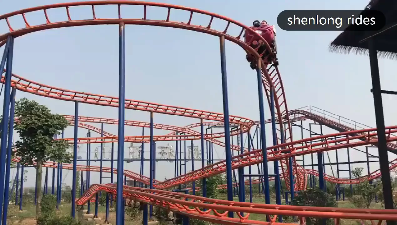 Amusement Equipment Family Spinning Roller Coaster Rides Trippy Roller Coaster Manufacturers