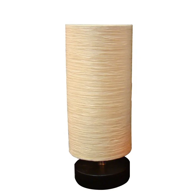 Wooden Classical Paper Handmade Shade Interior Table Light for Home Decoration