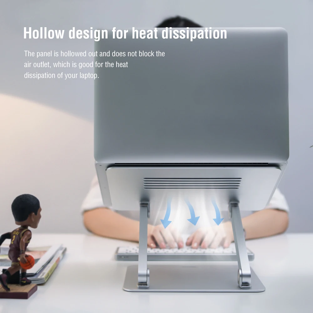 Nillkin Adjustable Laptop Desk Foldable Laptop Stand Aluminum Working