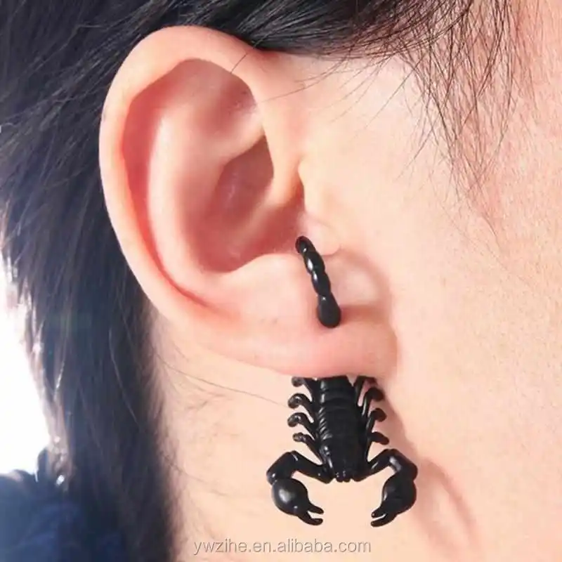 Wholesale Silver Scorpion Design Ear Cuff Earrings