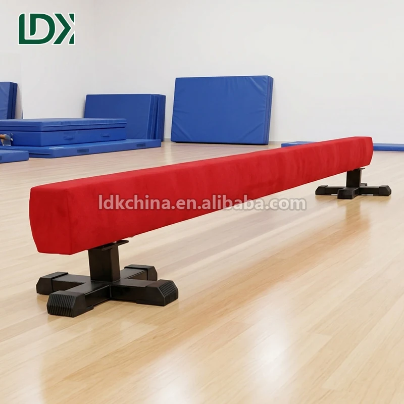 High Quality 3 m Wooden Balance Beams With Fixed Height Non Slip Gymnastics Floor Beams for Home and School Sports