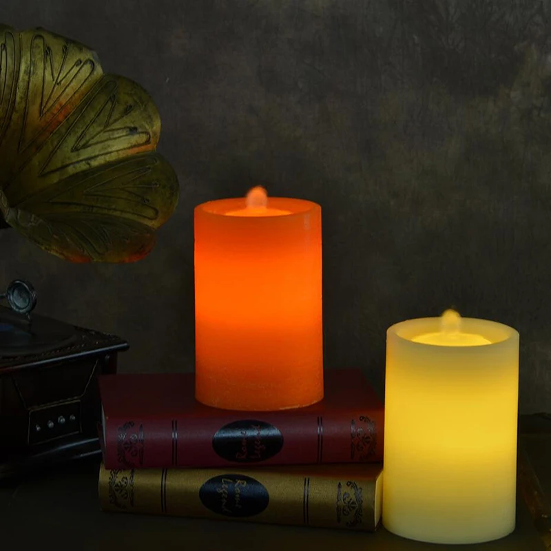 Aqua Flame Flameless Candle Fountain With Led Lights Buy Water