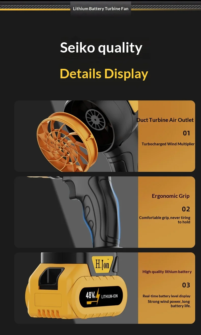 Violent Turbo Fan, Brushless, Battery - detail 42