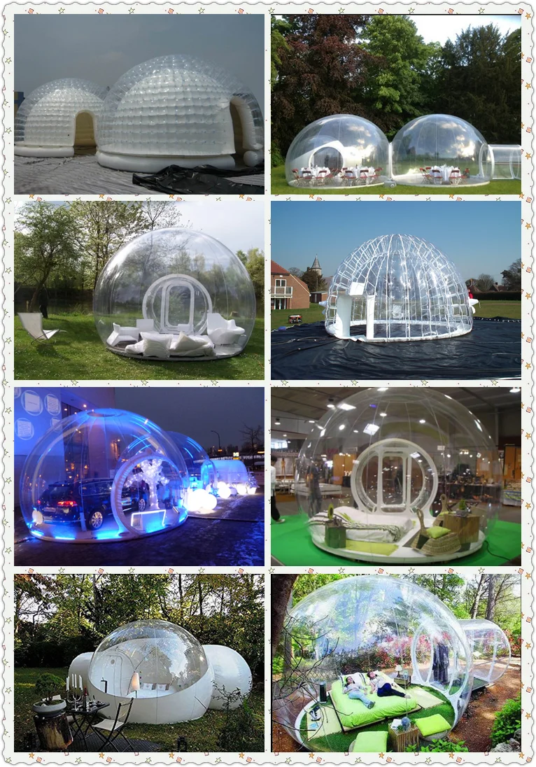 inflatable bubble dome tent