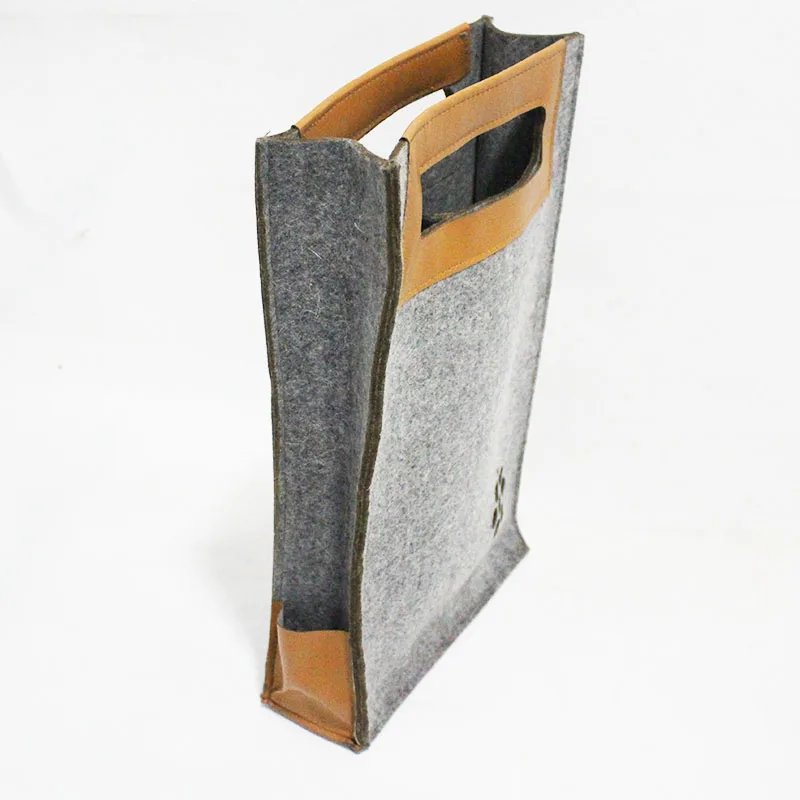 factory supply customized size felt insulated bag bottle