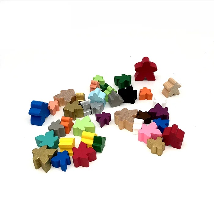 Wooden Meeples 16mm Extra Board Game Bits,Pawns,And Pieces Buy