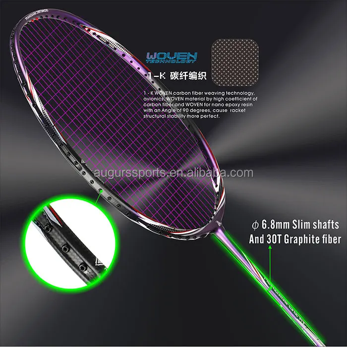 Genji SportsTrapezium Frame  with Hexagon shaft badminton rackets 