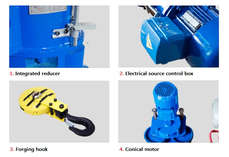 Lifting electric wire rope hoist