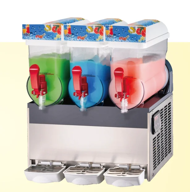 Fruit Slush Machine 2 Tanks Slush Machine Xrj15lx2 Frozen Drink Slush