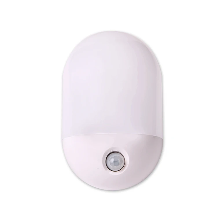 Small Mini Automatic LED Plug In Toilet PIR Motion Sensor LED Night Light