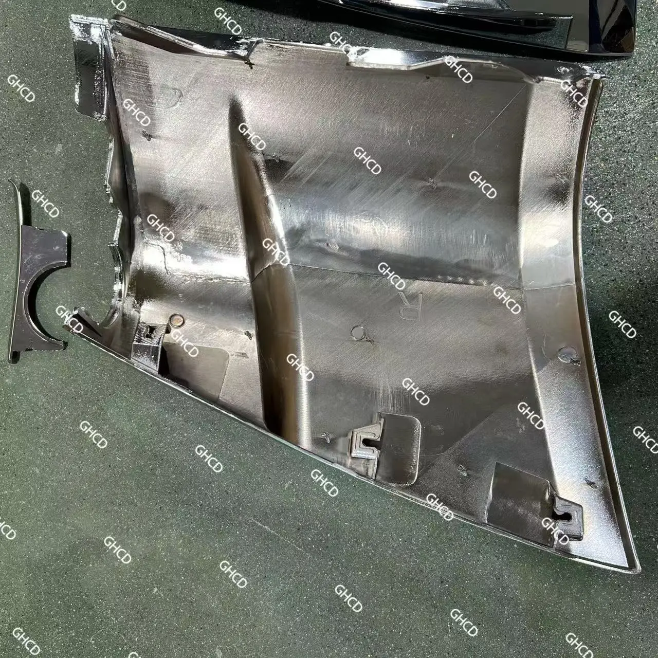 product ghcd factory price high quality chrome plated corner panel for japanese truck for mitsubishi canter hino isuzu made plastic-4