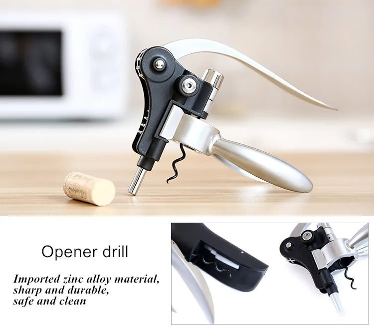 Screwpull Wine Opener Parts Wine Bottle Opener Corkscrew Kit With Foil