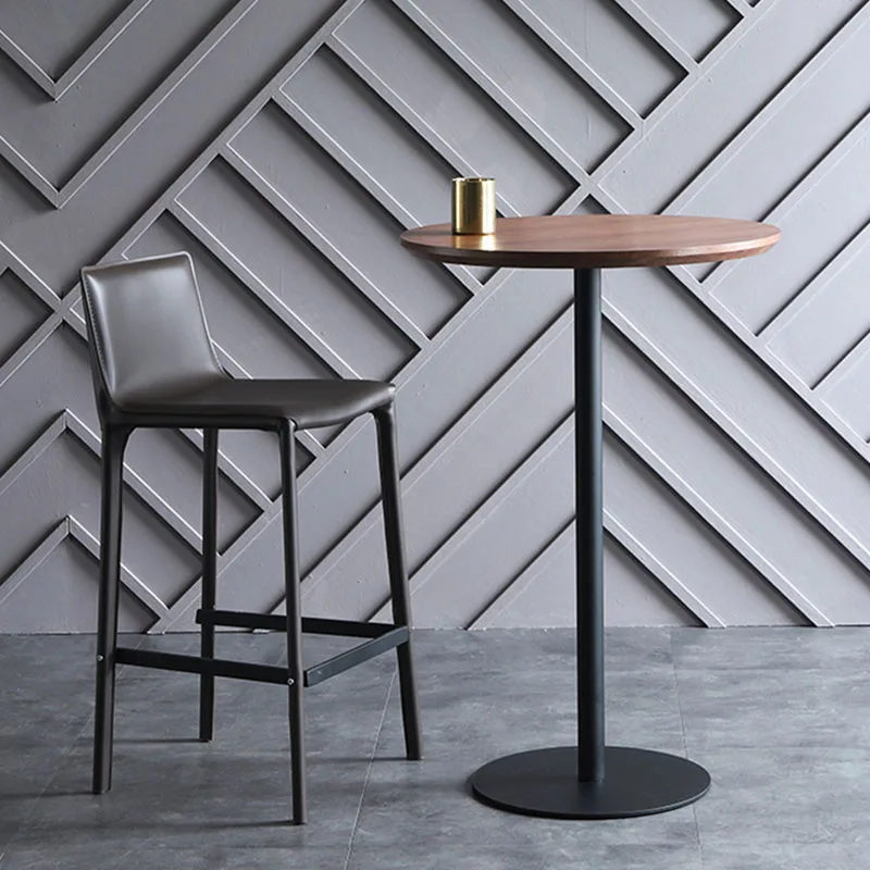Top Hot Product Bar Table Chair Modern Design Luxury Metal Feet Modern Furniture Mini Table