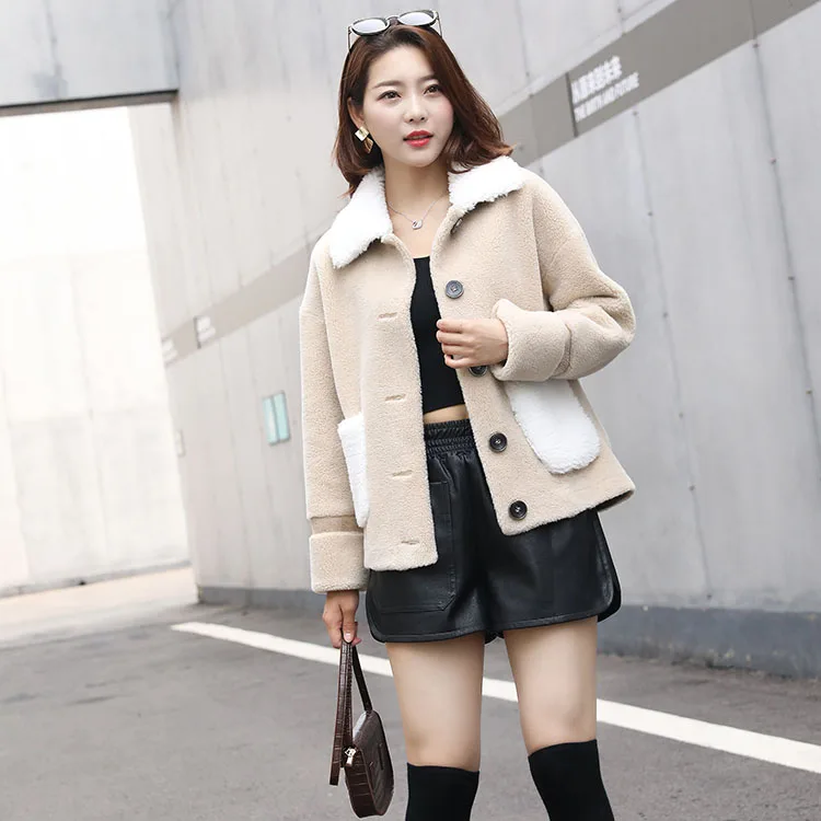 Factory Direct Wholesale long coat wool women coats wool beige alpaca wool coat