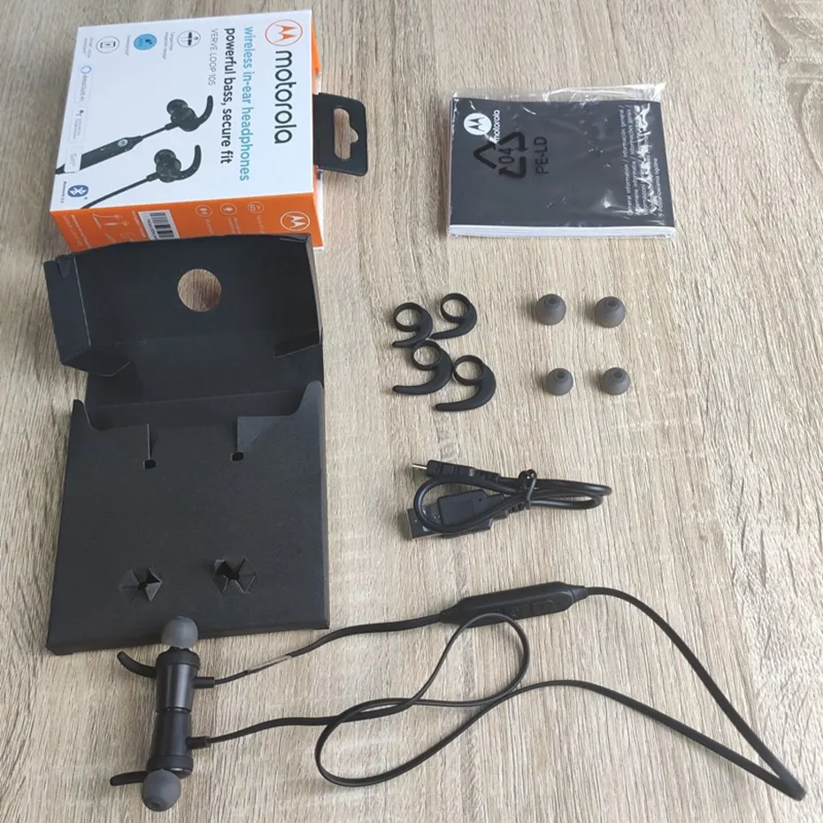 motorola wireless in ear headphones verve loop 105