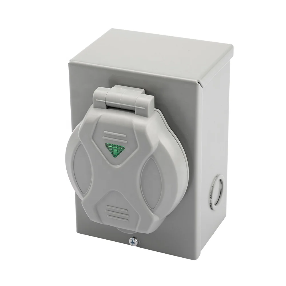 525 50a 125/250v Temporary Power Inlet Box For Generators Ss 250 4