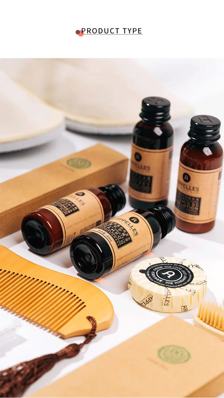 _04.jpg OF Hotel Supplies Custom Wooden Bamboo Comb Shaver Biodegradable Toothbrush Kit