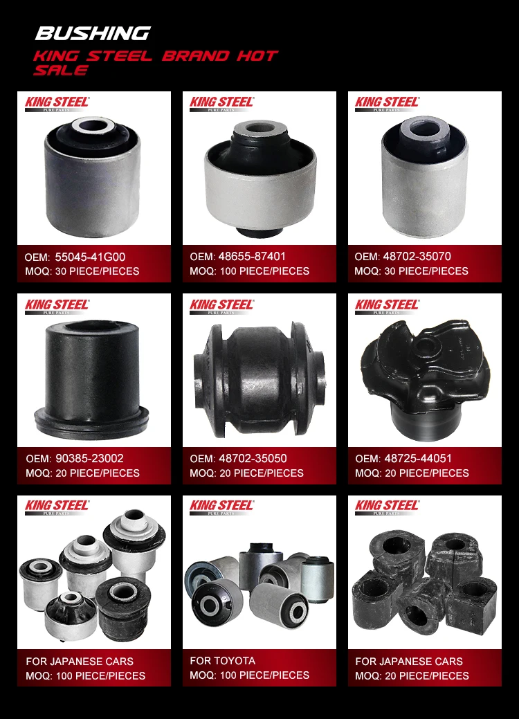 Auto Parts Suspension Parts Suspension Bushing For Toyota Mitsubishi