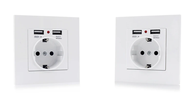Goods In Stock Europe Standard Single Outlet 250v With