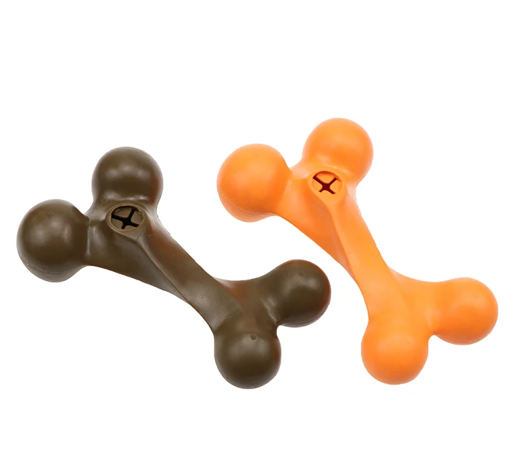 Newly designed beef-flavored molars clean bone toys that can bite dog snacks and leak pet dog toys can be customized.