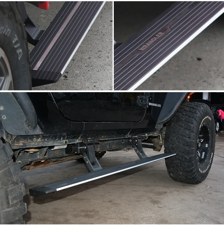 Waterproof Car Parts Electric Side Step Running Boards For Jeep