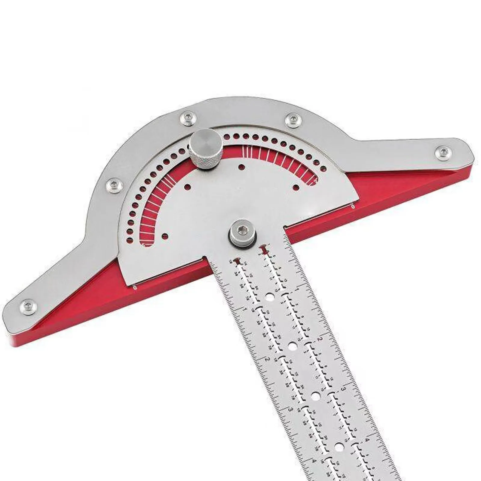 20 Inch Woodworking Ruler Angle Measure Stainless Steel Carpentry Tool ...