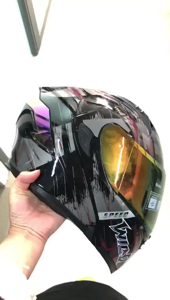 New Double VISOR Motorcycle Helmets High Safety Style