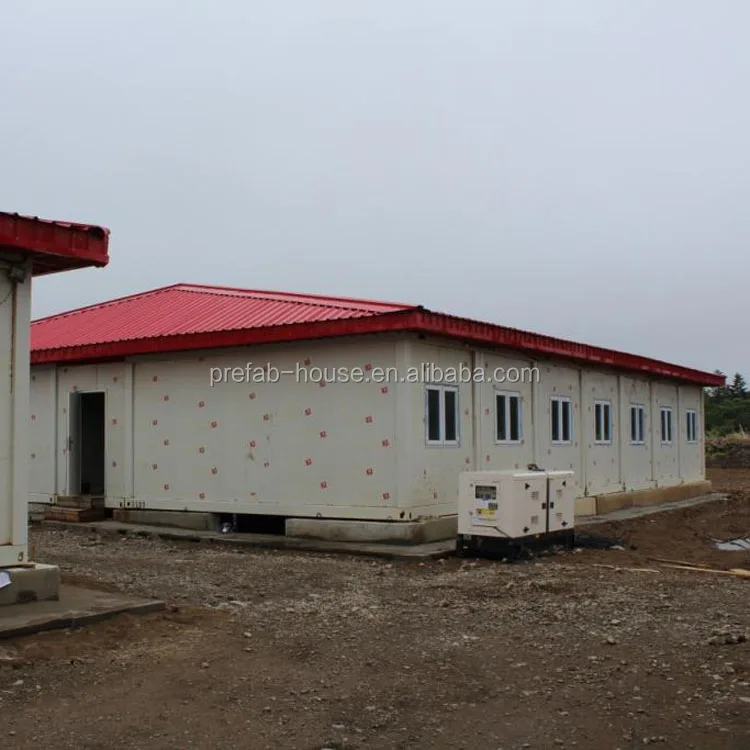 Lesotho Low Cost Prefabricated House Design 40ft Flat Pack Container
