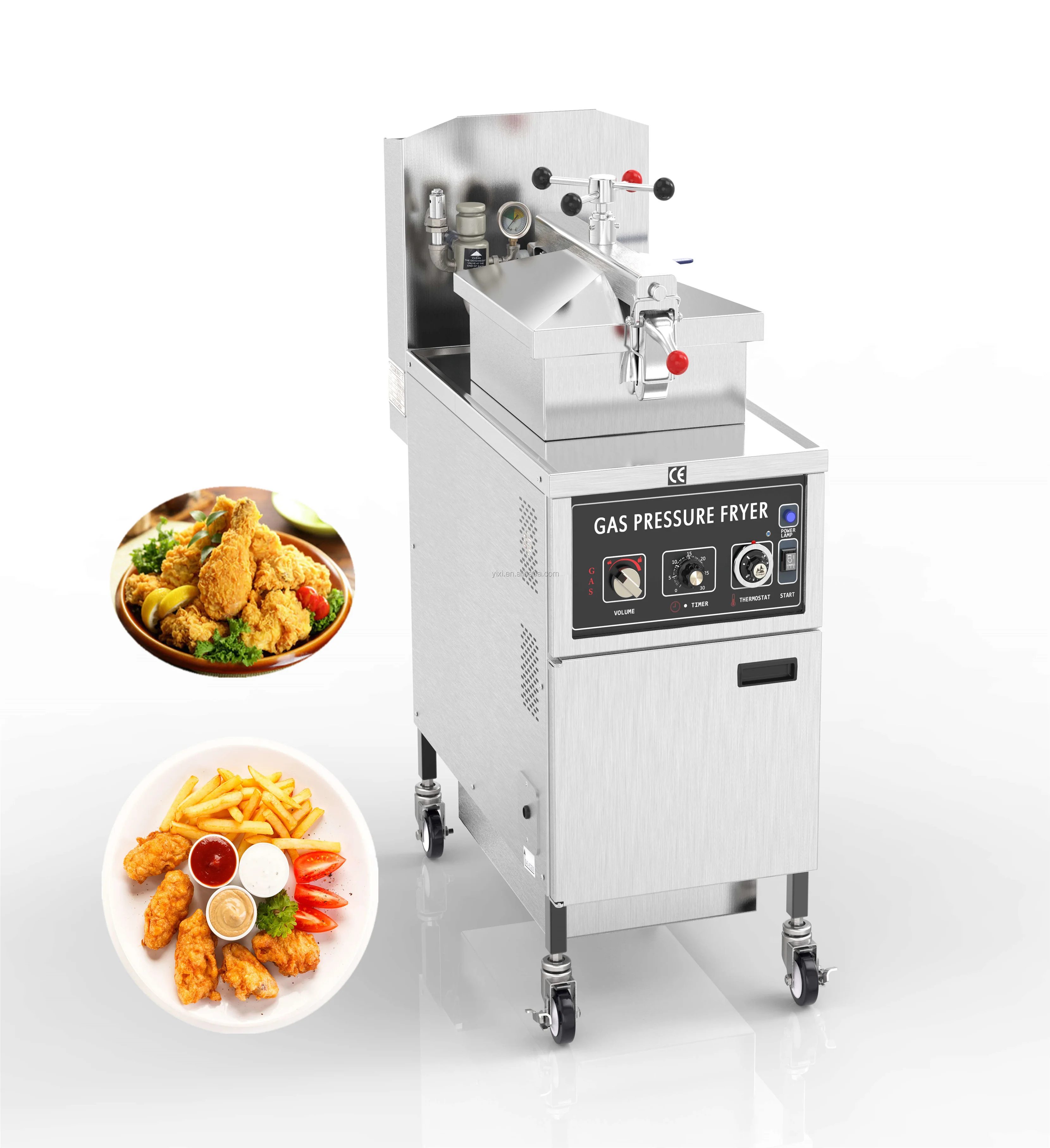 Automatic Stir Fry Machine Mdxz25 Gas Pressure Fryer Commercial Kitchen Deep Fryer Buy