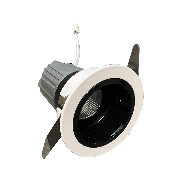 Manufactory direct selling black recessed hanging downlight with cheap price